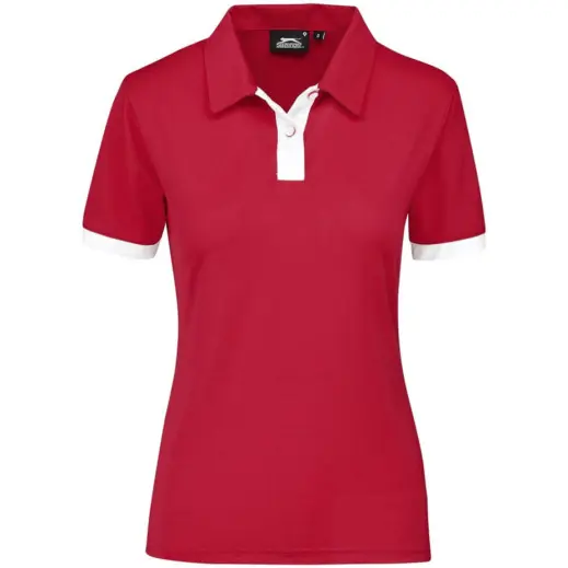 Ladies Contest Golf Shirt Red